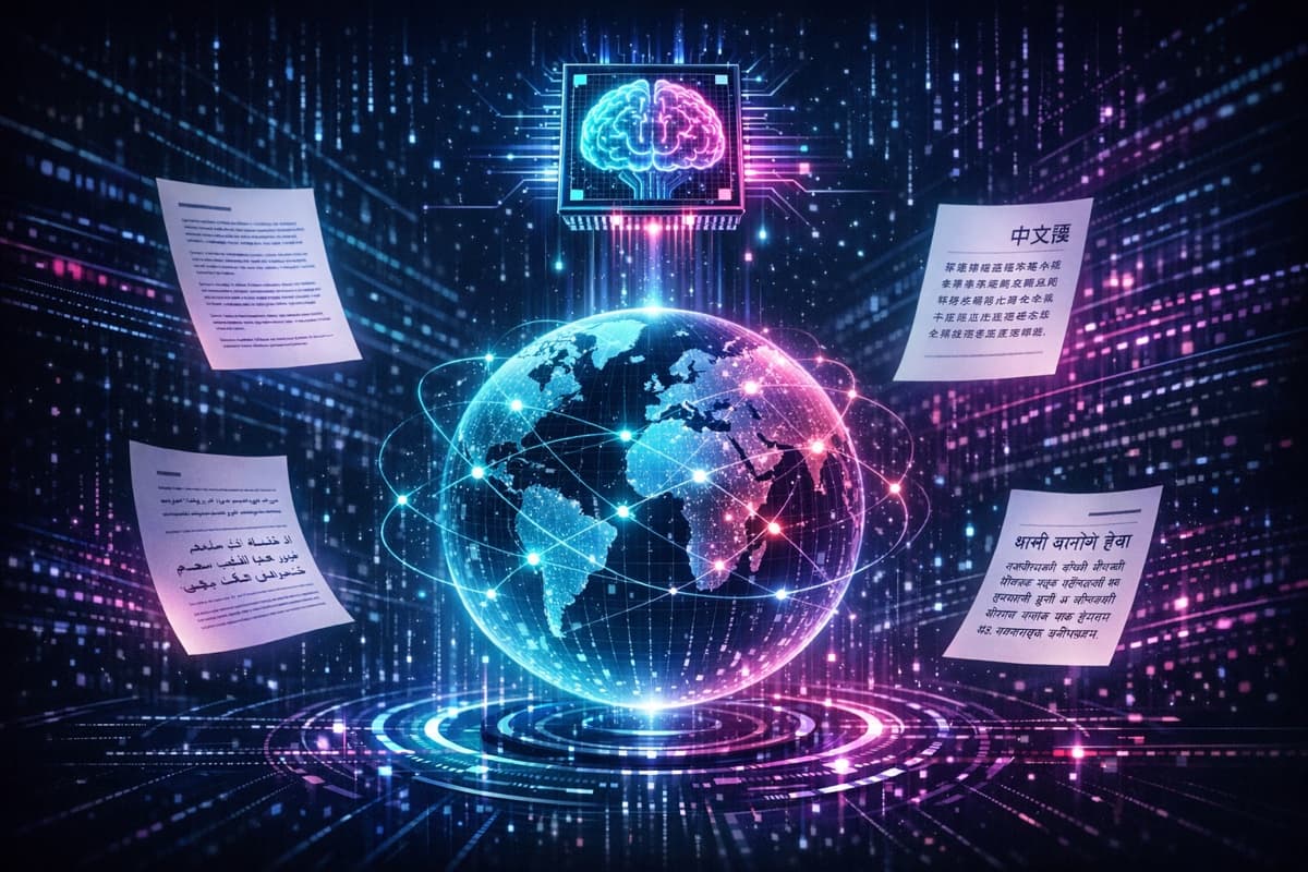 Multilingual Content Creation Guide Illustration