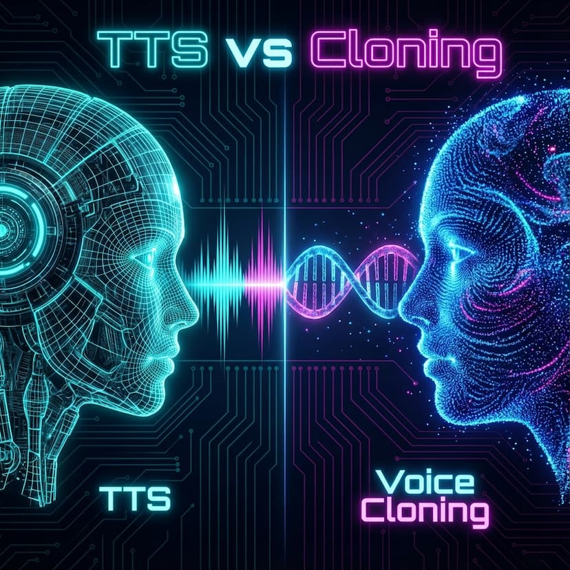 Voice Cloning vs. Text-to-Speech: The Technical Differences Explained